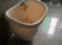 奔麦【送货到门】儿童泡澡桶沐浴桶洗澡盆宝宝洗澡桶婴儿游泳桶家用坐 旗舰款(游戏盘+感温)米+电动花洒 实拍图
