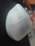罗技（Logitech）Lift人体工学鼠标 垂直鼠标 小手鼠标 无线蓝牙鼠标 3台设备秒切换 带Logi Bolt接收器 白色 实拍图