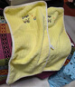 儿童毛巾浴巾柔软吸水不掉毛四季款宝宝洗澡巾婴儿盖毯包巾幼儿园 米黄色 儿童毛巾25cm*50cm【1条装】 实拍图