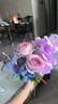 京东鲜花莫奈花园假花仿真花摆设紫色装饰花束仿生轻奢高级感拍照道具高档 实拍图