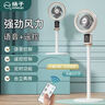 扬子电风扇家用空气循环扇落地扇遥控电风扇家用电扇立式摇头遥控办公室桌面风扇 【年度金榜】升级远程遥控 实拍图