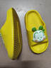 巴布豆（BOBDOG）儿童拖鞋男女童宝宝软底居家室内外夏季凉拖鞋 黄色 170码 实拍图
