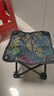 爆品椅子板凳小椅子户外钓椅马扎钓鱼便捷多功能超轻四角凳子马扎 户外小马扎-枫叶蓝色(活动) 实拍图