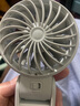 几素手持小风扇便携式可折叠小型高速节能风扇户外随身挂脖大风力办公室桌面风扇充电手拿小电扇 【灰3600mAh】高速节能+折叠挂脖 实拍图