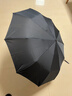 天堂 全自动雨伞三折 10骨加固一键开收易甩干简约晴雨伞 乌木黑 实拍图
