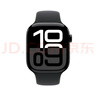 Apple/苹果 Watch Series 10 智能手表GPS款46毫米亮黑色铝金属表壳黑色运动型表带S/M MX263CH/B 实拍图
