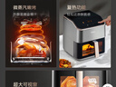 美的（Midea）AI烹饪空气炸锅免翻面 可视大视窗大容量5.3L 智能触控 微波炉烤箱一体机三合一金属内腔KZC539J5 实拍图