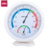 得力(deli)室内温湿度计老人婴儿儿童生日礼物 台挂两用家用 免电池大表盘 办公用品 超大号9016 实拍图