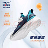 鸿星尔克（ERKE）童鞋男女童密网跑鞋新品大小童运动鞋【鸣鸥】藏深蓝/法翠蓝34 实拍图