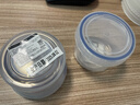 乐扣乐扣塑料保鲜盒食品级冰箱储物收纳盒冷冻厨房调料盒密封罐辅食盒子 圆形+带盖150ml 实拍图
