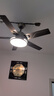 TCL 风扇灯大尺寸风力家用一体铁艺客厅餐厅电扇灯吊扇灯2025新款 古铜色42寸-3档-(遥控)48W 实拍图