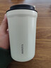 Vanow保温杯咖啡杯男女士陶瓷内胆高颜值学生便携水杯子 烟空白 实拍图