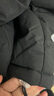 真维斯（JEANSWEST）棉服女士加厚棉袄2025年秋冬季新款小个子保暖面包服情侣棉衣外套 黑色 M 实拍图