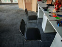迈亚家具电脑椅办公椅职员会议洽谈接待椅可叠摞椅子办公家用椅麻将棋牌椅 黑色PU面（加厚19圆）2张起发 实拍图