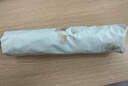天堂 防紫外线晴雨伞三折 雨伞黑胶防晒太阳伞遮阳晴雨伞 甘酪白 实拍图