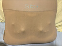 SKG 腰部按摩器V5腰靠靠垫车载护腰颈椎肩颈腿背部按摩仪热敷 生日礼物送男女朋友父母亲 卡其色-限定礼盒【90%的用户选择】 实拍图