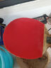 DHS红双喜 狂飙3套胶 狂飙三 乒乓球拍胶皮反胶 红色39度2.2 实拍图