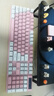 银雕(YINDIAO) K500键盘彩包升级版 机械手感 游戏背光电竞办公USB外接键盘 粉白双拼白光有线键盘 实拍图