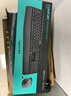 罗技（Logitech）MK346P无线键鼠套装（MK345外型）无线办公键盘鼠标套装人体工学鼠标办公键鼠电脑键盘薄膜 带掌托 黑色 实拍图