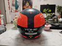 YOHE摩托车电动车头盔男女通用电动车安全帽3C认证头盔 像素魔方 大码（L） 实拍图