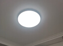 欧普（OPPLE）全光谱护眼吸顶灯卧室灯智能LED照明灯具简约现代快装圆形包安装 实拍图