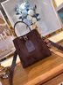 YUYULA牛皮包包女包水桶包通勤轻奢单肩斜挎包生日圣诞礼物送女生女友 实拍图