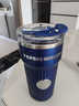 百事（PEPSI）可乐保温杯咖啡杯316L不锈钢水杯高颜值便携车载杯子蓝色620ML 实拍图