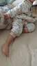 威尔贝鲁（WELLBER）恒温睡袋婴幼儿1-3岁竹棉睡衣秋冬儿童宝宝防踢被子厚夹棉 绮梦L 实拍图