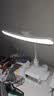 小米白AAA级宿舍护眼学习台灯书桌读写充电阅读台灯学生书桌家用台灯 升级插电款【插电使用】调光调 实拍图