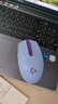 罗技（G）G304 LIGHTSPEED无线鼠标 游戏鼠标 轻质便携 鼠标宏 绝地求生FPS英雄联盟吃鸡 生日礼物 紫色 实拍图