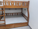 临稚胡桃木 儿童上下床实木高低床双层床上下铺床两层木床子母床 爬梯款 上铺宽1.3米下铺宽1.5米 实拍图