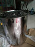 红孚304不锈钢桶商用带盖不锈钢汤桶加厚大容量汤锅油桶圆桶米桶水桶 直径25高度25汤桶加厚 实拍图