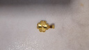 中国黄金（CHINA GOLD）黄金项链女足金四叶草吊坠结婚情人节送女友老婆妈妈生日礼物 足金吊坠+S925链+礼盒【约0.55-0.6】 实拍图