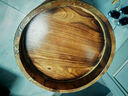 川柏香泡脚桶木桶40厘米实木泡脚桶过小腿香柏木足浴洗脚盆木桶家用木质 40碳化带盖带轮+艾60包（豪配） 实拍图
