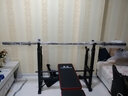 马西（MASSFIT） 杠铃杆直杆奥杠健身房专用奥杆卧推深蹲举重杠铃杆男士健身家用 1000磅黑锌硬铬2.2米奥杆+卡扣 实拍图