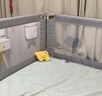 M-CASTLE床围栏婴儿童床上挡板宝宝床边防摔床护栏三面拼接防夹防掉床围挡 银河灰 单面装 2.2米 实拍图