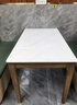 豪瑞森北欧风岩板餐桌椅组合现代简约全实木小户型轻奢长方形西餐桌家用 胡桃色【亮光灰岩板】 120单桌 实拍图