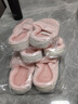 2025踩屎感棉拖鞋女士厚底防滑冬季外穿居家情侣保暖学生男宿舍 小熊小兔棉拖-粉色 36-37 适合35-36 实拍图