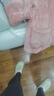 安之伴冬季情侣睡衣【三层珊瑚绒夹棉加厚 保暖防静电】休闲家居服套装 桔色(珊瑚绒锁温超柔软) XL 实拍图