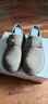 百丽厚底保暖毛毛鞋女2025冬新二层牛皮复古勃肯鞋JD009DM5 灰单里 35 实拍图