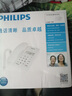 飞利浦(PHILIPS）电话机座机 固定电话 办公家用 免提通话 免电池 来电显示CORD040 红色  实拍图