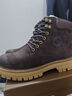 骆驼（CAMEL）【王俊凯同款】加绒马丁靴男鞋秋冬新款大黄靴女户外工装登山靴子 GE122W7757T 咖啡色（男款） 40 实拍图