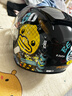 坦克摩托车头盔3C四分之三盔T536四季防风B.Duck电动车安全帽男女 【联名】亮黑大都会/小黄鸭【彩色镜片+透明镜片】 XL（建议头围58-60cm） 实拍图