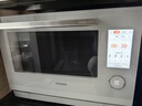 东芝（TOSHIBA）【国家补贴20%】白珍珠水波炉高奢款家用微波炉烤箱微蒸烤炸炖一体机蒸烤箱28L触控彩屏YD95CNW 实拍图