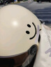 新日新日3C国标认证摩托电动车头盔男女四季通用骑行电瓶车半盔安全帽 卡其色【防晒长镜】 3C新国标A类 实拍图