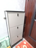 家世华（JIA SHI HUA）超薄入户门鞋柜家用门口2023新款进门一体靠墙翻斗式大容量收纳柜 轻奢灰50*17*120【单层放鞋】 实拍图
