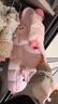 巴拉巴拉童装婴儿羽绒服连体衣宝宝2025新款冬装加厚保暖哈衣爬服萌趣造型 粉色小猫-白鸭绒 80 cm-充绒量82g 实拍图