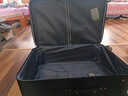 竹貂行李箱耐磨牛津布28英寸大容量男拉杆箱女万向轮旅行箱密码箱皮箱 黑色-可拆卸万向轮 28英寸 【大尺寸，长期出行选择】 实拍图