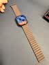 MSSM适用苹果手表表带S12/S11 Apple iWatch手表磁吸表带S10/9/8/SE3/Ultra4硅胶表带 可可配黑44-49 实拍图