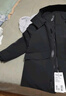 波司登（BOSIDENG）【断码清仓】秋冬羽绒服男女情侣款90绒阿勒泰系列短款渐变色外套 【店长推荐】黑色8056 XL 175/96A [卡码拍大] 实拍图